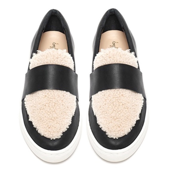 Loeffler Randall Shoes - Loeffler Randall irini leather & shearling sneaker
